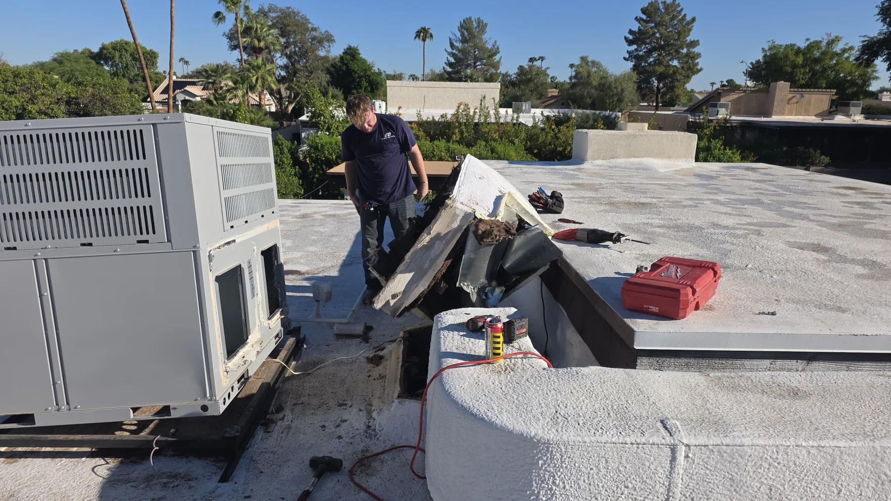Rooftop Package Unit in Tempe, AZ - Gray Goat Air Rooftop Package Unit in Tempe, AZ - Gray Goat Air